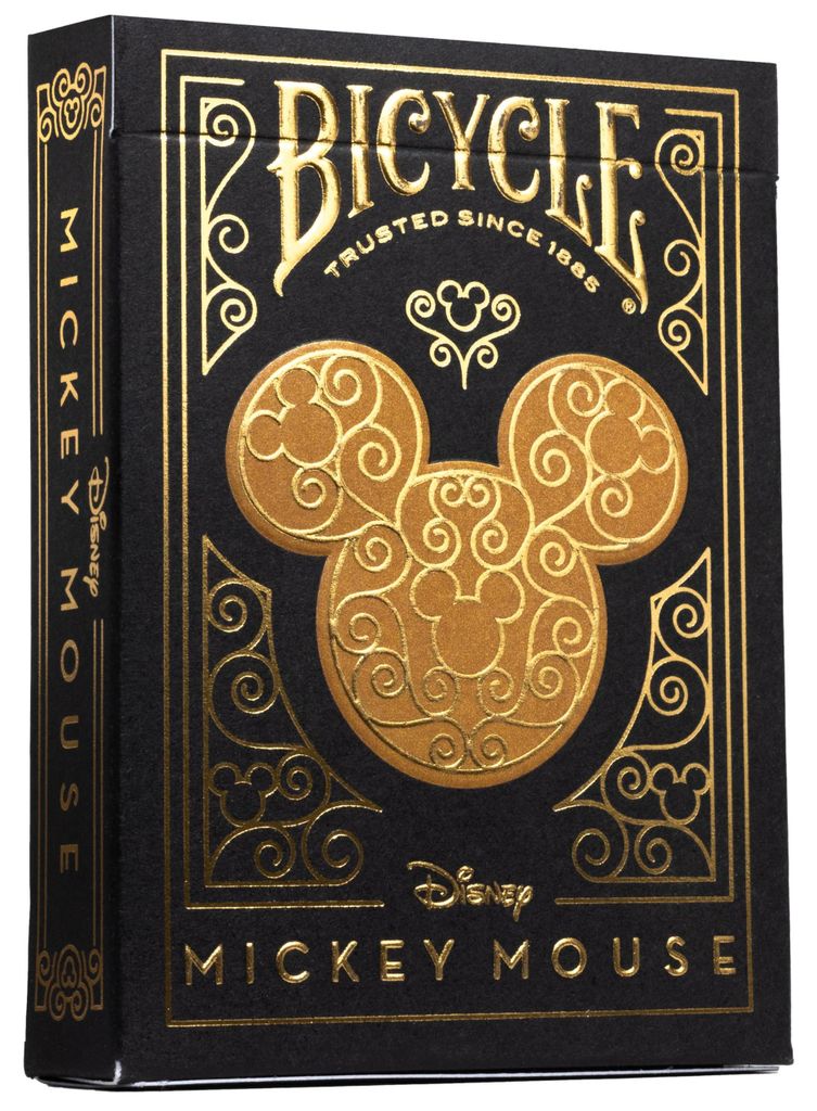Bicycle® speelkaarten - Disney Mickey Mouse, zwart en goud, Productafbeelding 