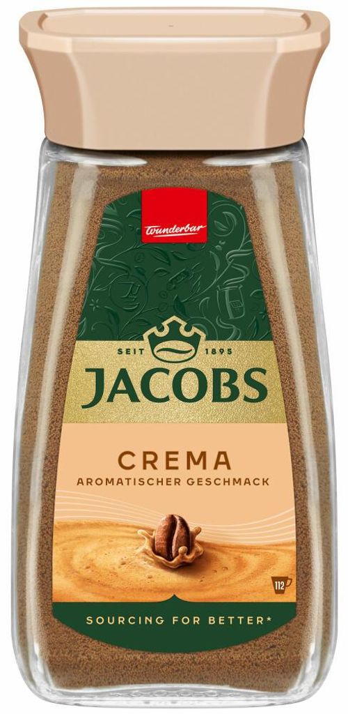 Jacobs Crema, Löslicher Kaffee, Instantkaffee, Löskaffee, Immagine del prodotto 