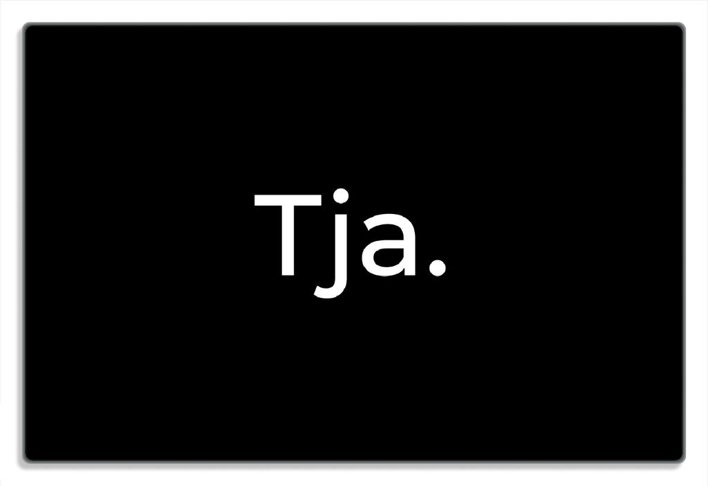 Wallario Frühstücksbrettchen aus Glas 20 x 30 cm mit rutschfesten Füßen, Motiv Tja