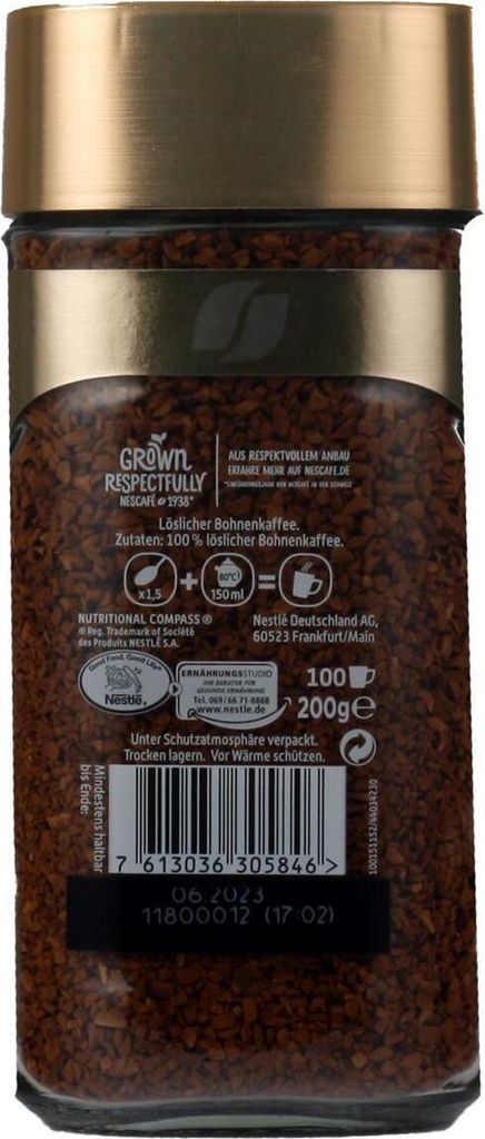 Nescafé Gold Das Original | löslicher Kaffee | 200g-Glas Produktbild 5