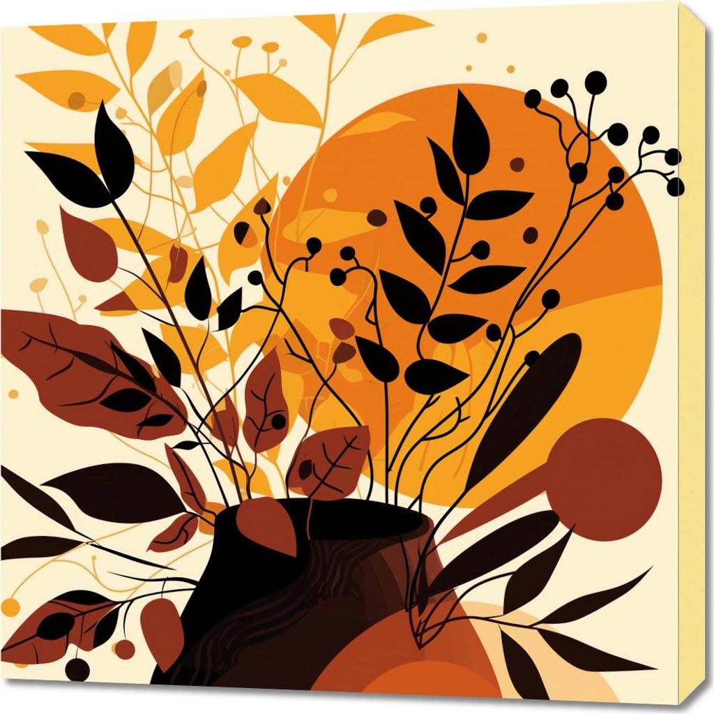 Bild 70x70cm Obststrauß