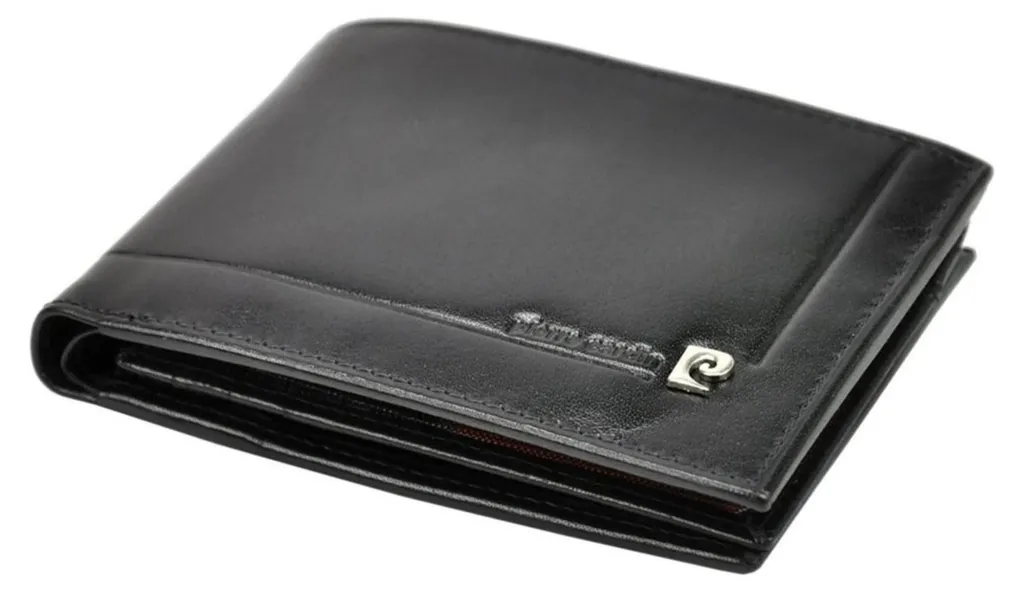 Pierre Cardin Portefeuille Homme GREG34613 en Cuir Noir Élégant