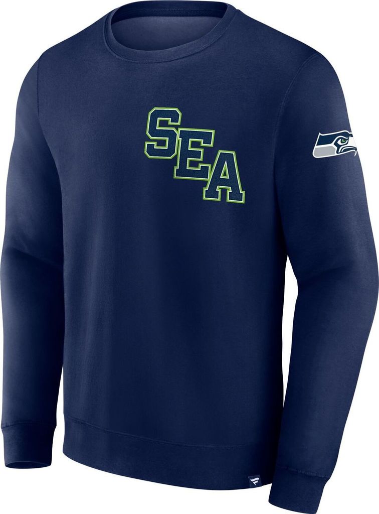 Seattle Seahawks Varsity Letter NFL Fleece Pollover - XXL Produktbild 