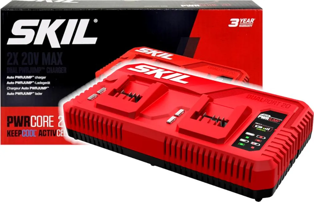 Chargeur double Skil 20V pour ne jamais manquer d'énergie