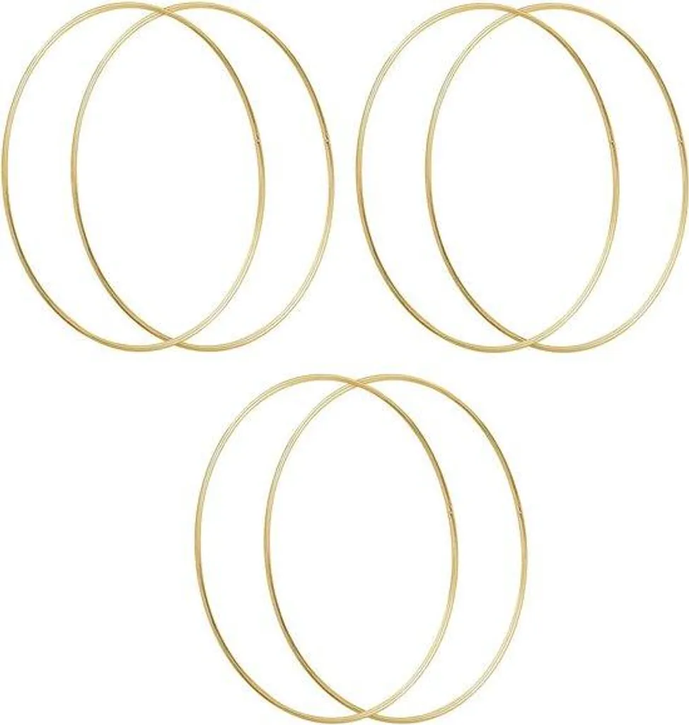 Couronne de fleurs macramé doré 15cm pour une décoration bohème
