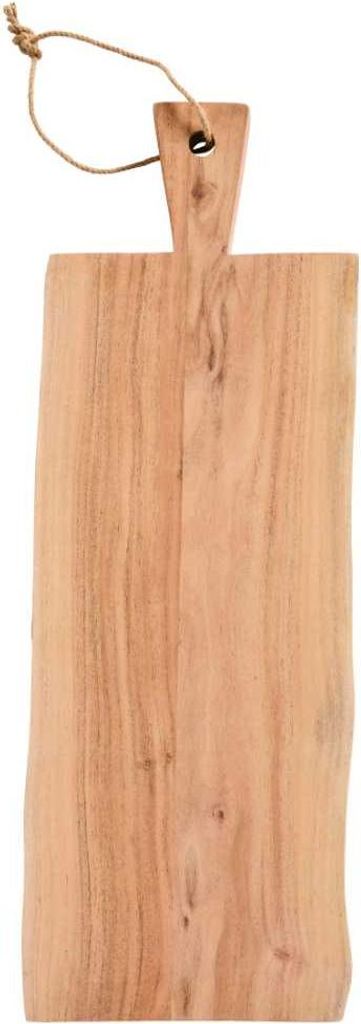 IB Laursen XXL Schneidebrett UNIKA Akazienholz mit Juteseil 70x25 cm