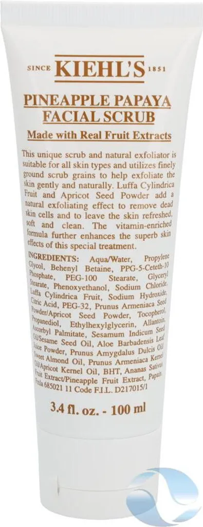 Gommage visage Pineapple Papaya 100ml - Soin exfoliant aux enzymes bio