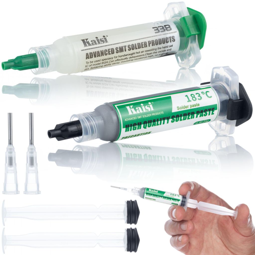 Set di saldatura Flux 338 + stagno liquido 183°C + 2x Immagine del prodotto 
