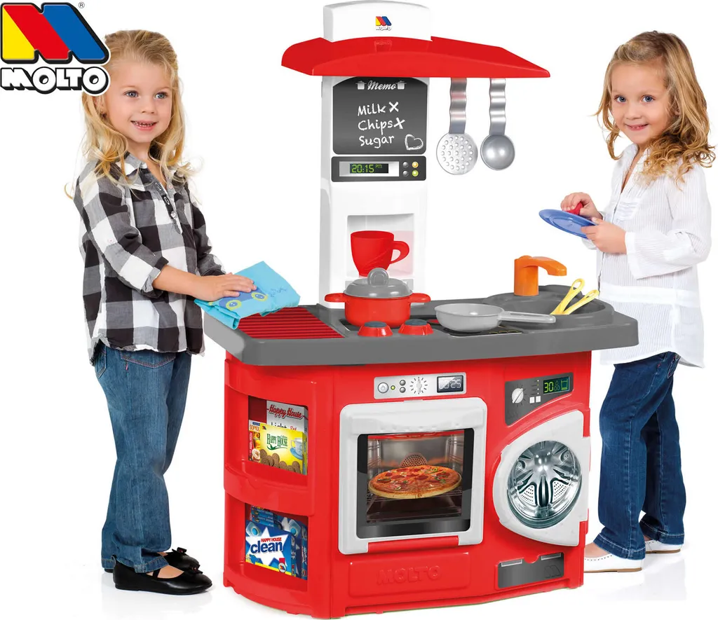 Cuisine Molto Kitchen Rouge Taille M : Jouet d'éveil robuste et fun - 9
