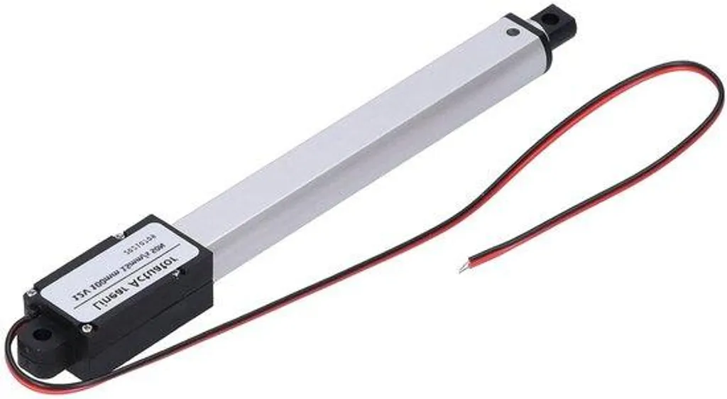 Actionneur linéaire 12V course 100mm pour trappe et fenêtre automatique