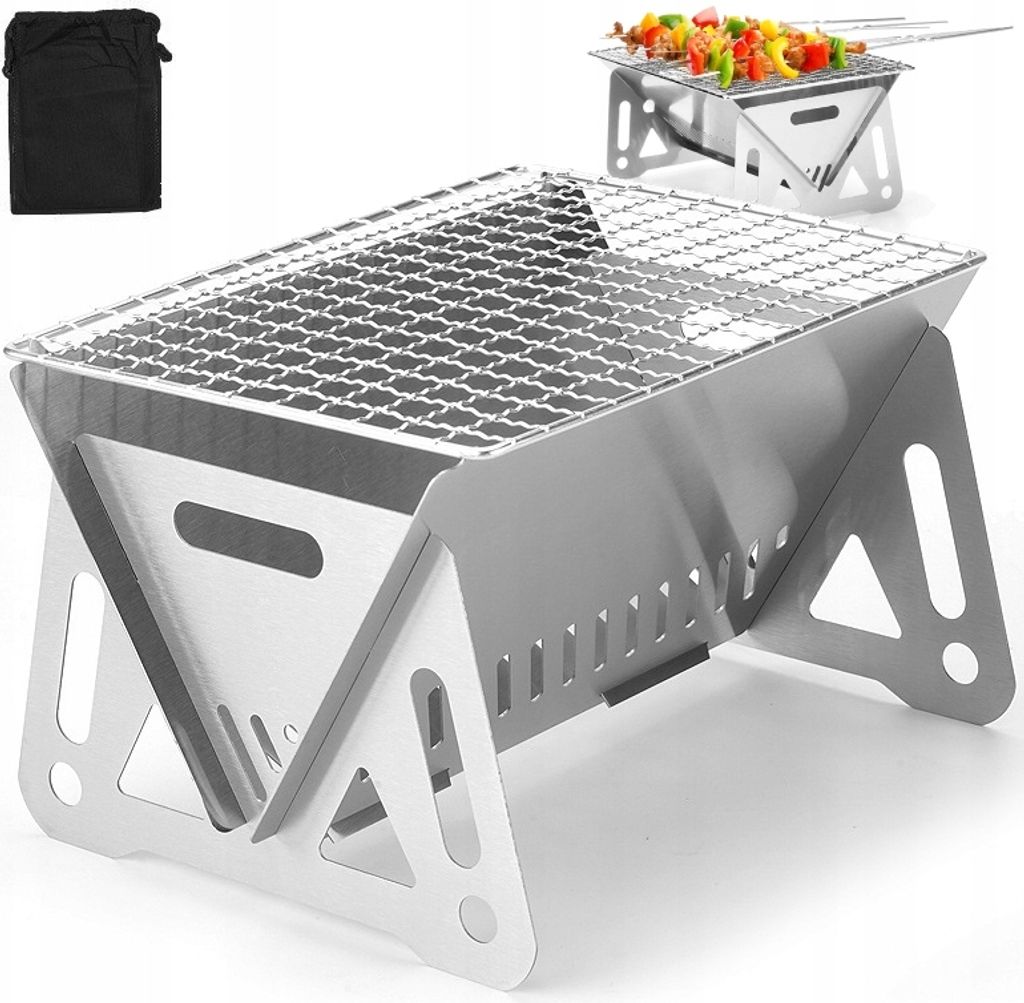 Barbecue de jardin PETIT PORTABLE camping TURQUIE +ETUI Image du produit 