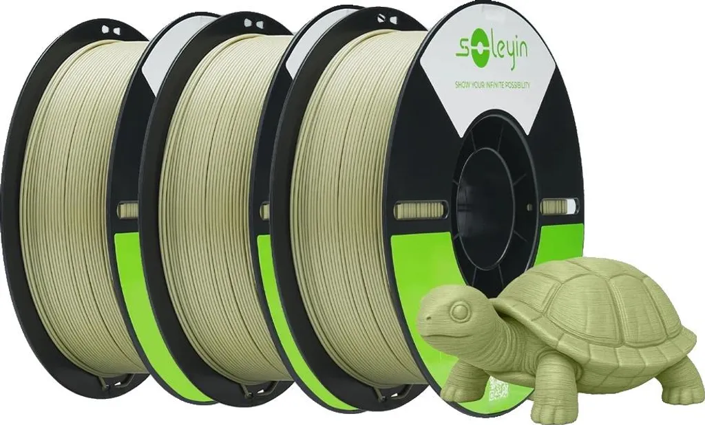 Filament imprimante 3D vert 3kg pour grands projets et prototypage