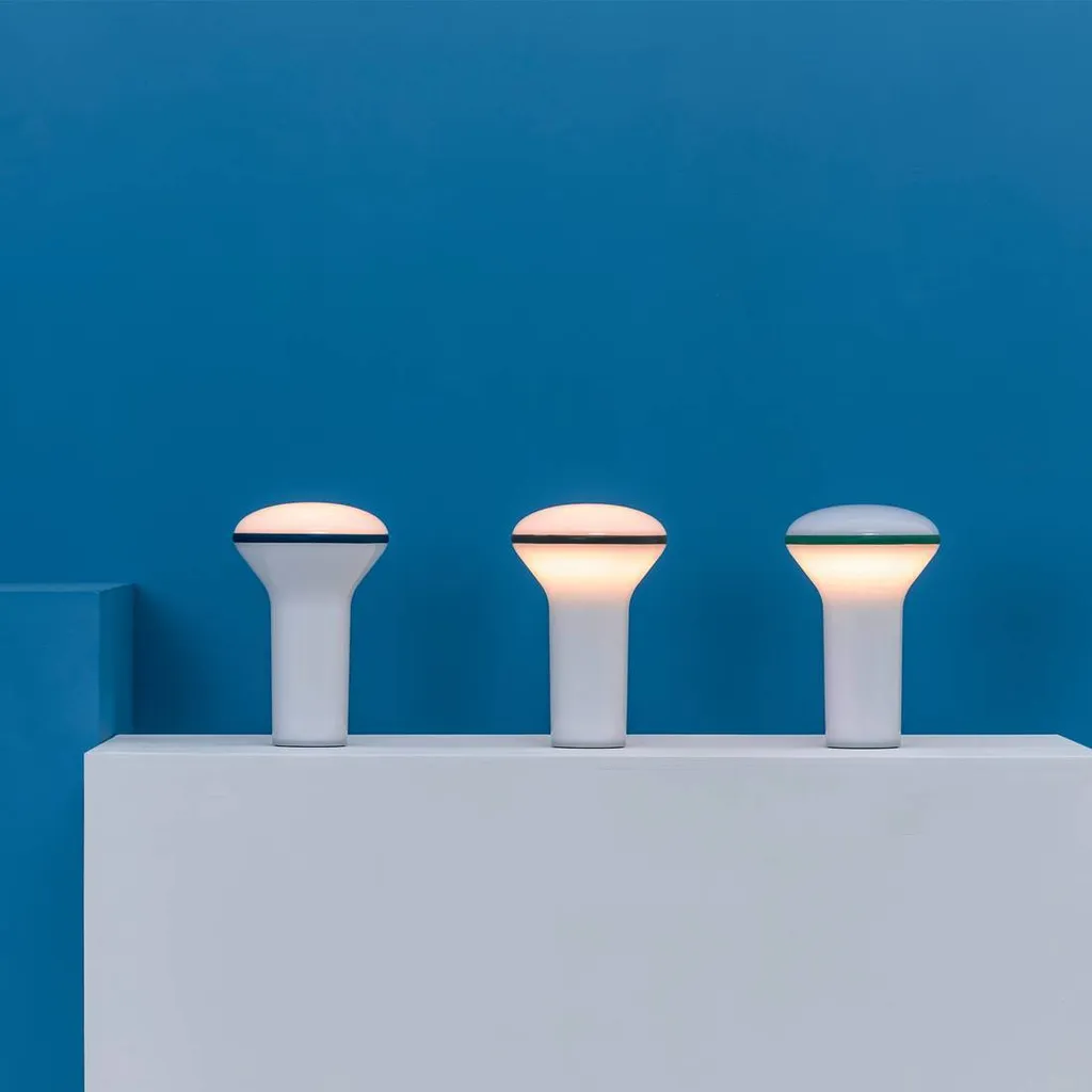 Lampe de table BUDDY LED 3W 2700K blanc opalin H17,2cm design moderne - 2