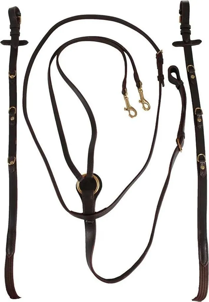 Rênes Thiedeman Golden Pony pour Stabiliser l'Attitude du Poney