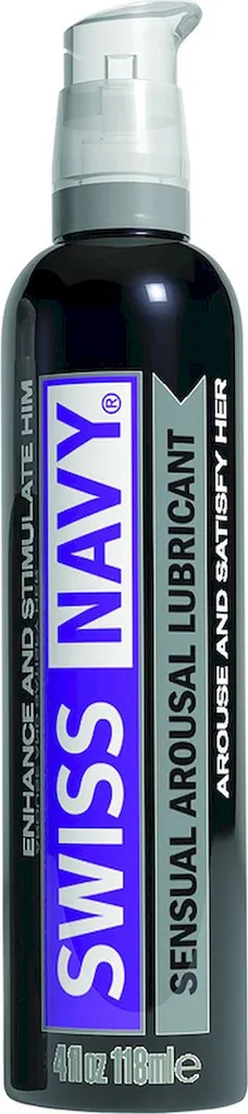 Swiss Navy Sensual Arousal Lubricant 4oz (118ml) - Gel Stimolante Coppia