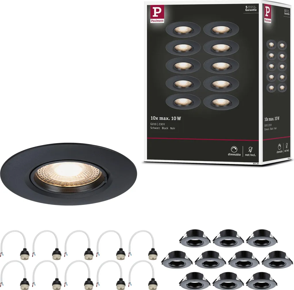 Paulmann Recessed Set 10: La Base Perfetta per la tua Smart Home