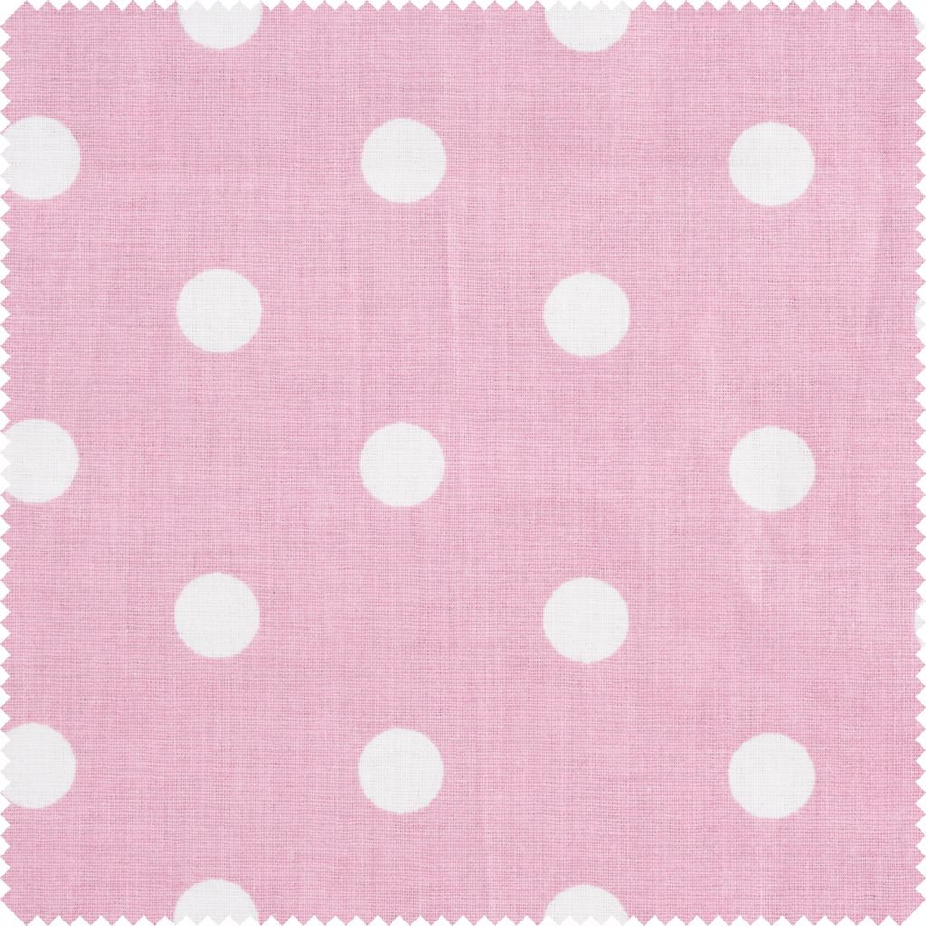 VBS Marktplatz Baumwollstoff Punkte 145 cm breit 12 m lang 123 g/qm Berry-Rosa