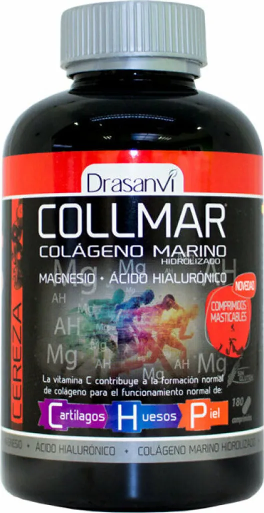 Soutien Articulaire Collmar Collagène 180 Comprimés Croquables Cerise