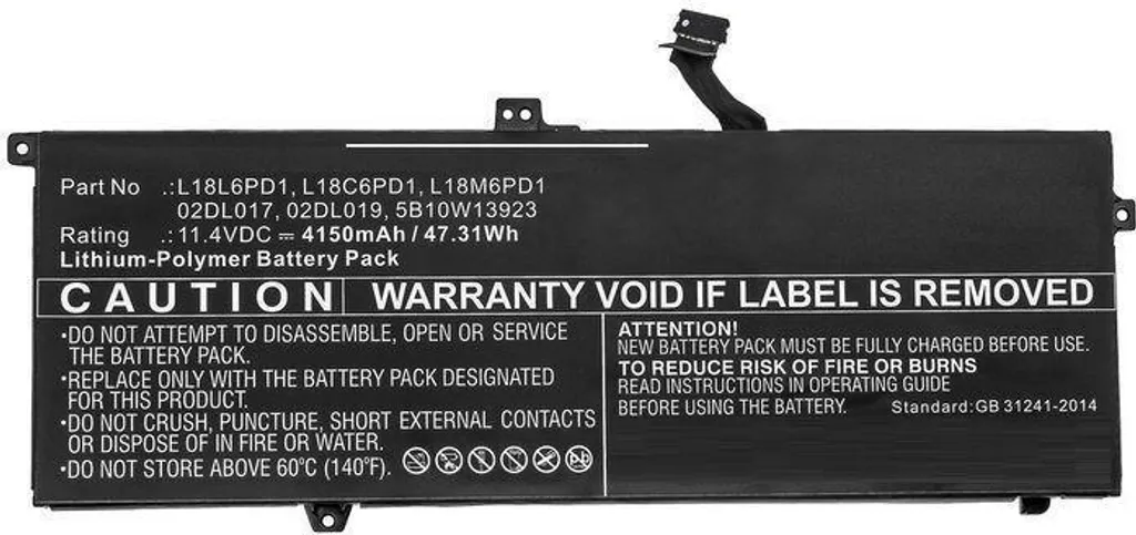Batteria Laptop CoreParts 44.5Wh per Lenovo ThinkPad X390 X395