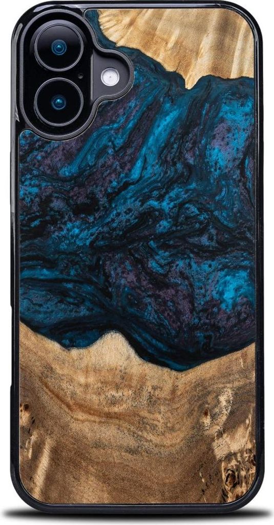 Holzhülle für iPhone 17, Bewood Unique Planets Neptun
