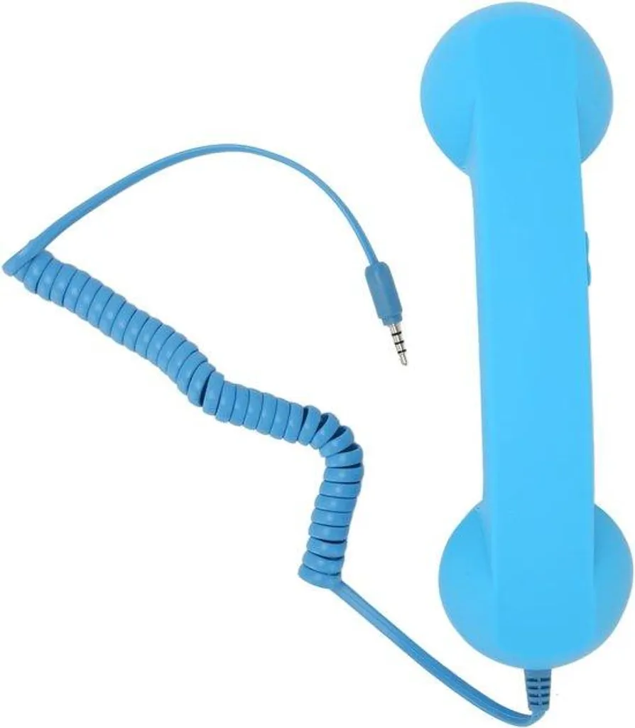 Coque de téléphone anti-ondes bleue au design rétro argentique 35mm