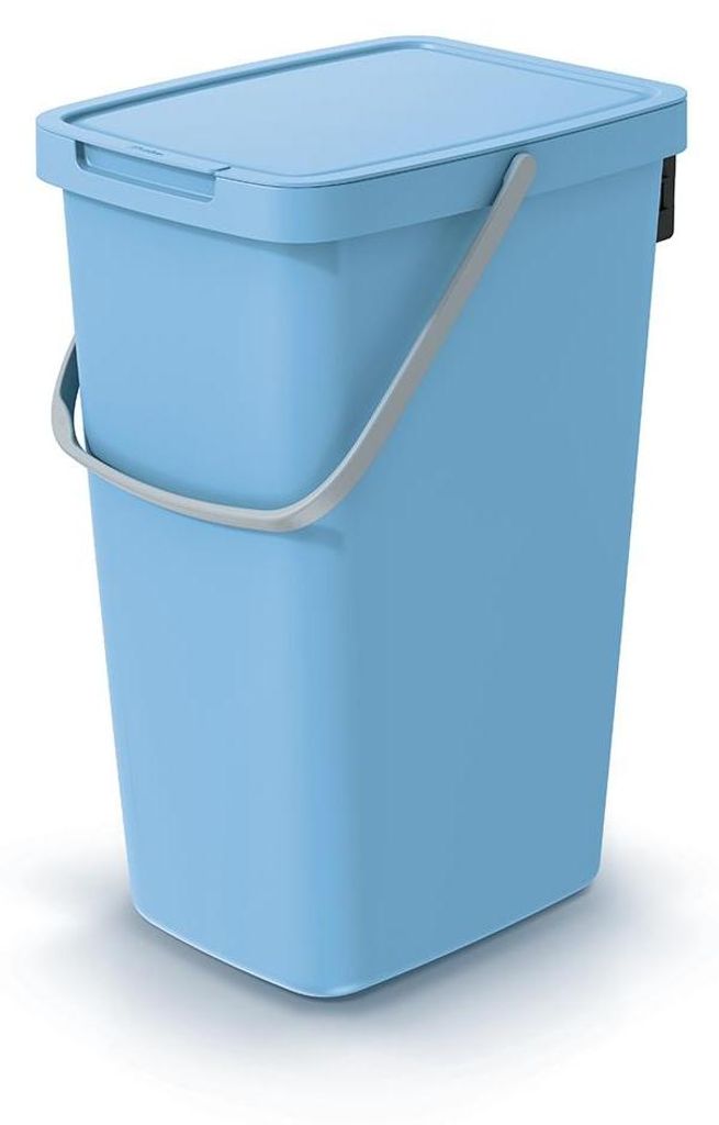 Abfallsortierbehälter 20l Keden Systema Q Farbe hellblau Produktbild 