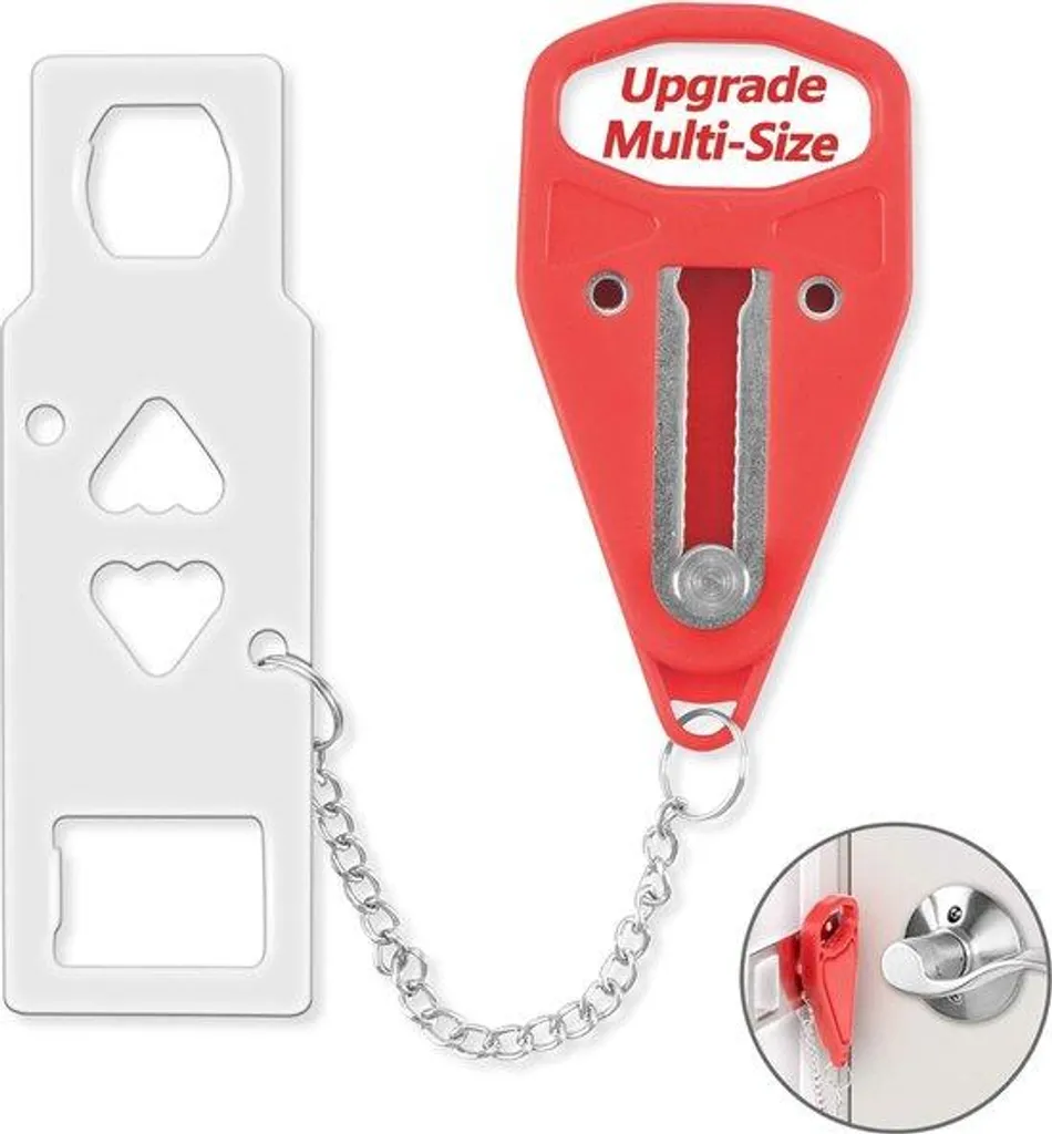 Serrure de sécurité portable anti-intrusion - Acier renforcé (1 pc)