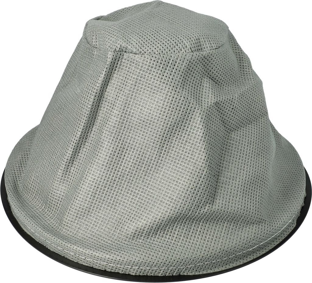 vhbw Sackfilter Ersatz für 5900779934771 für Kaminsauger, Aschesauger - Ersatz-Filter, Abwaschbar Schwarz Grau