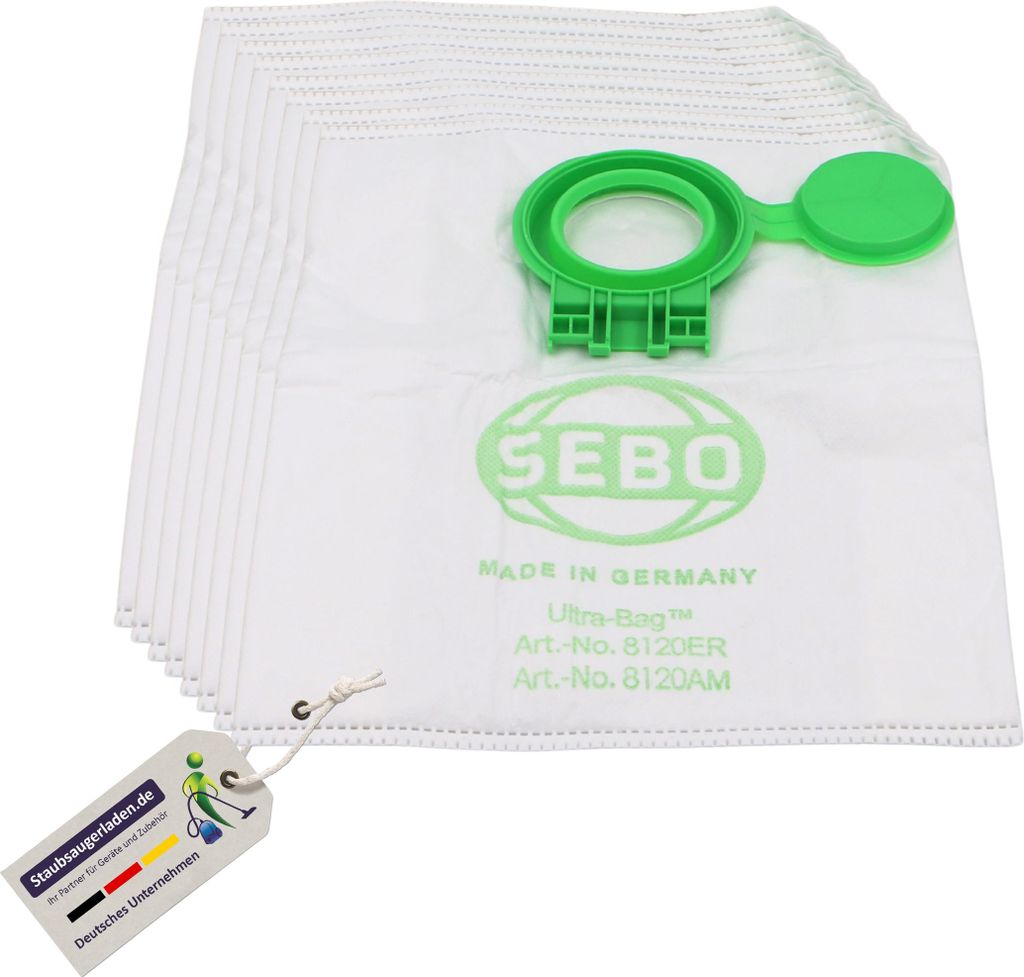 Sebo Filterbox 8120ER 8 Ultra-Bag Filtertüten Produktbild 