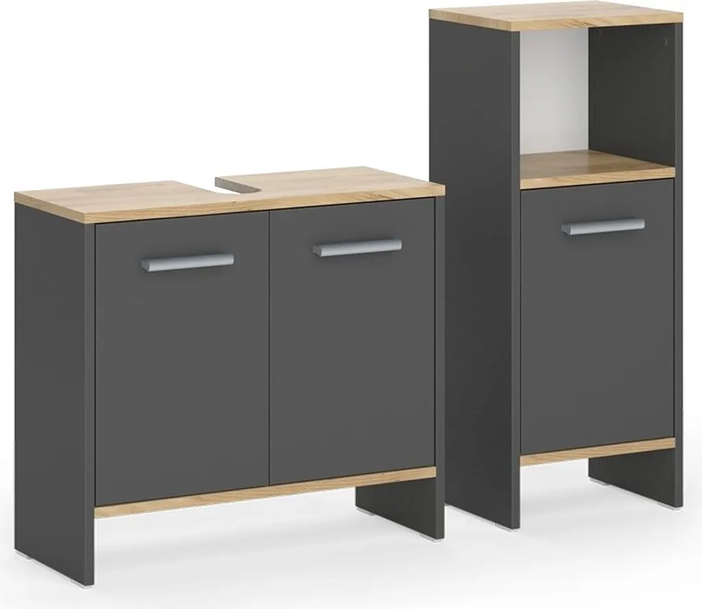 Rangement salle de bain Vicco Karli pour optimiser les petits espaces - 2