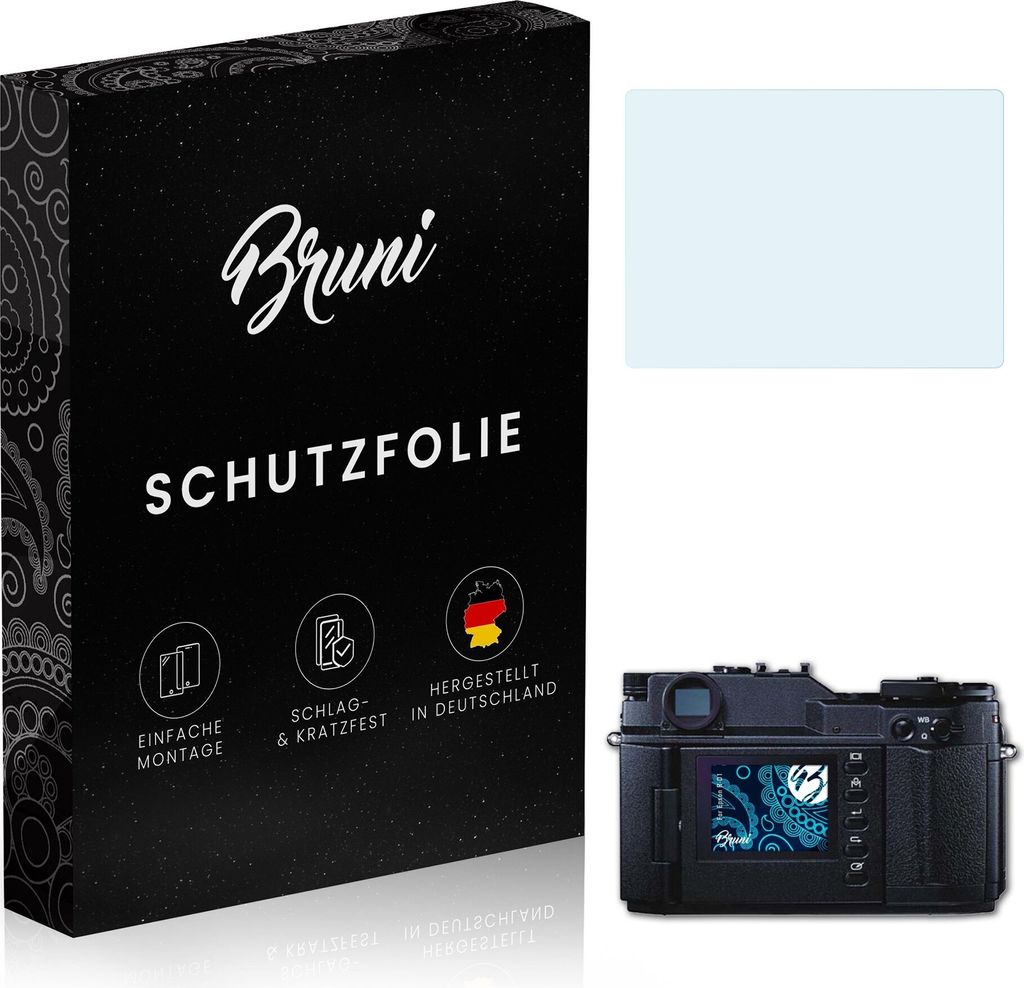 Bruni Basics-Clear 2x Schutzfolie kompatibel mit Epson R-D1 Folie