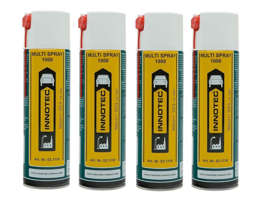 4 Stück Innotec Multi Spray 1000 - Universalspray - Produktbild 