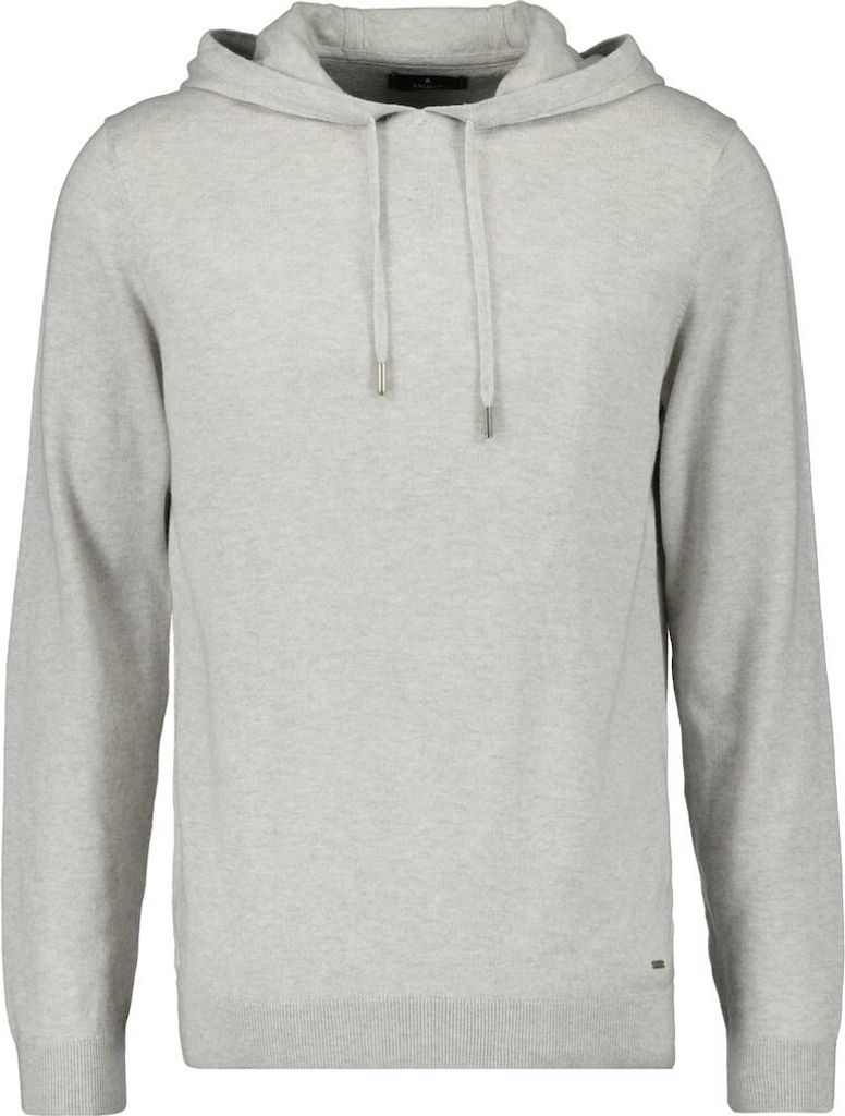 Ragman V-Ausschnitt Pullover mit Kaputze