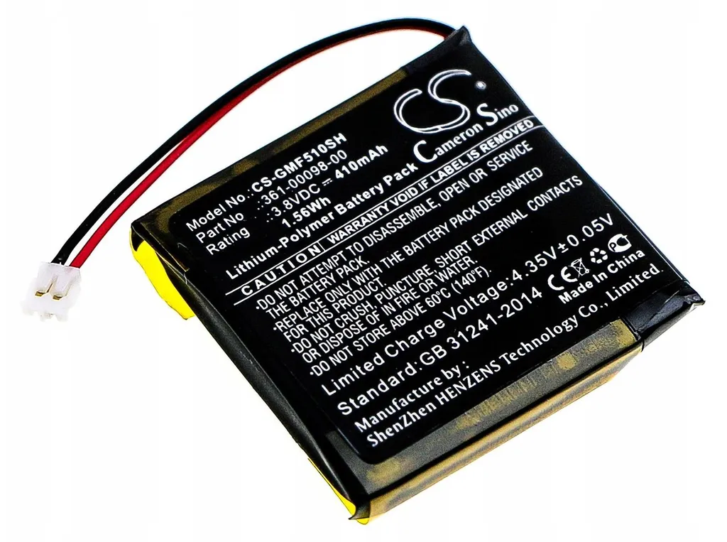 Batterie Haute Capacité 410 mAh Li-Pol pour Garmin Fenix 5X / 5X Plus