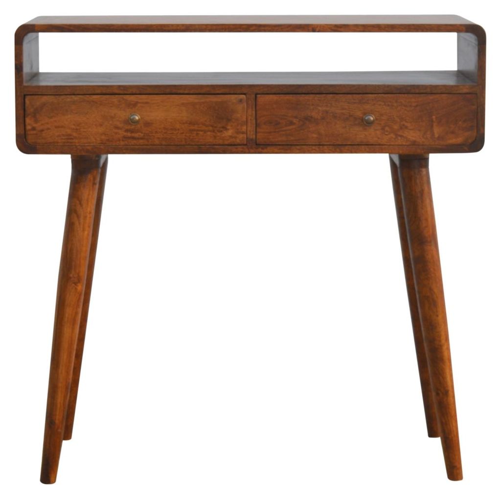 Artisan Furniture Massivholz-Konsolentisch Curved in Produktbild 