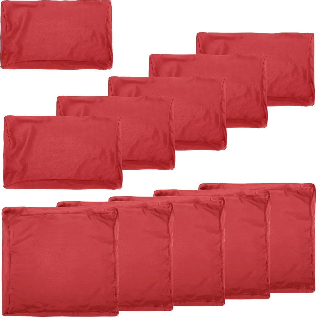 Housse de coussin pour meuble de patio en tissu déperlant anti-UV beige
