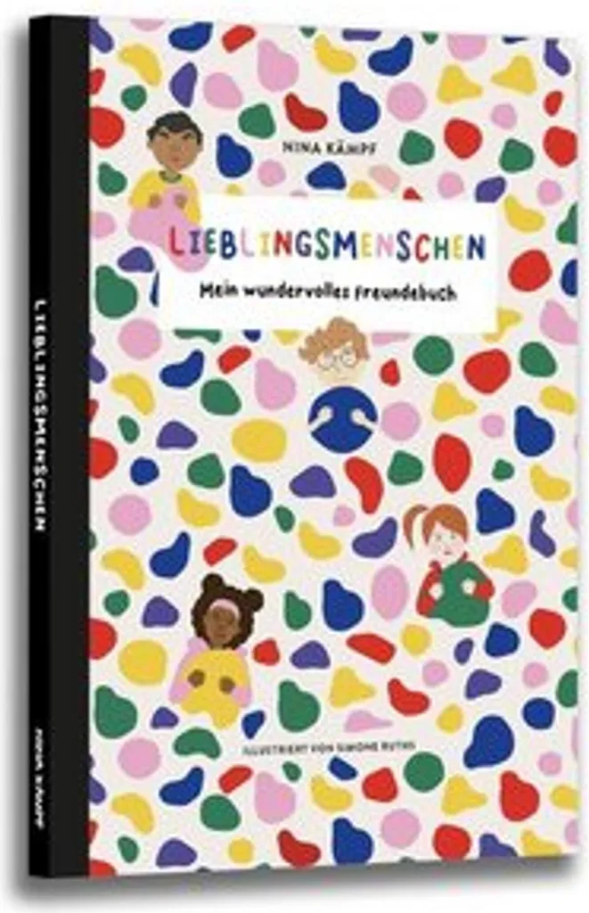 Livre d'amis enfant Les gens qu'on aime - Album de souvenirs illustré A5