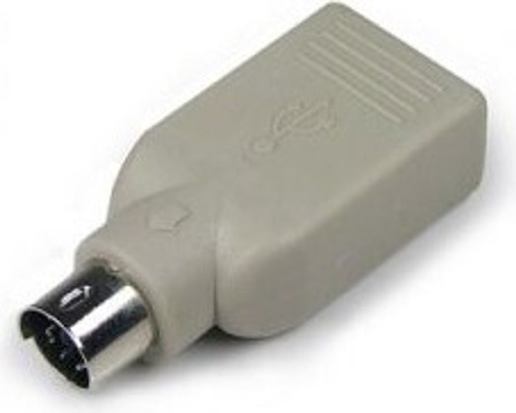 Goobay 68919 USB-Adapter, Grün - USB-Buchse (Typ A) > Mini-DIN 6-Stecker (PS/2)