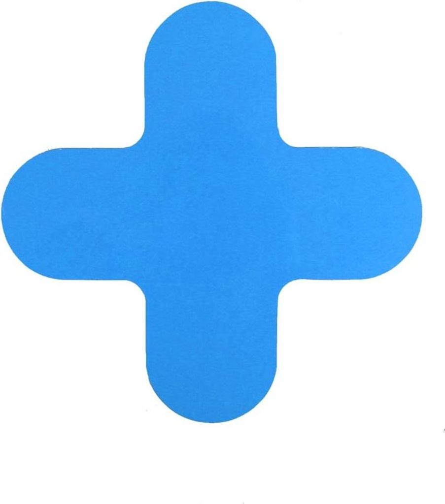 X - Stück - Anti - Rutsch Blau 29 x 29 cm Anti - Rutsch - Bodenaufkleber - Blau - Anti - Rutsch - Polyvinyl chloride (PVC) - 0,78 mm - Innenbereic...