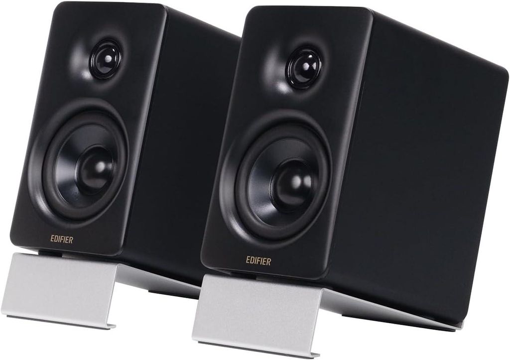 Edifier M60 Multimedia-Lautsprecher Bluetooth 5.3, 66W RMS, Hi-Res Audio & Hi-Res Wireless Audio, LDAC, 3" Mittelbass & 1" Hochtöner - Schwarz