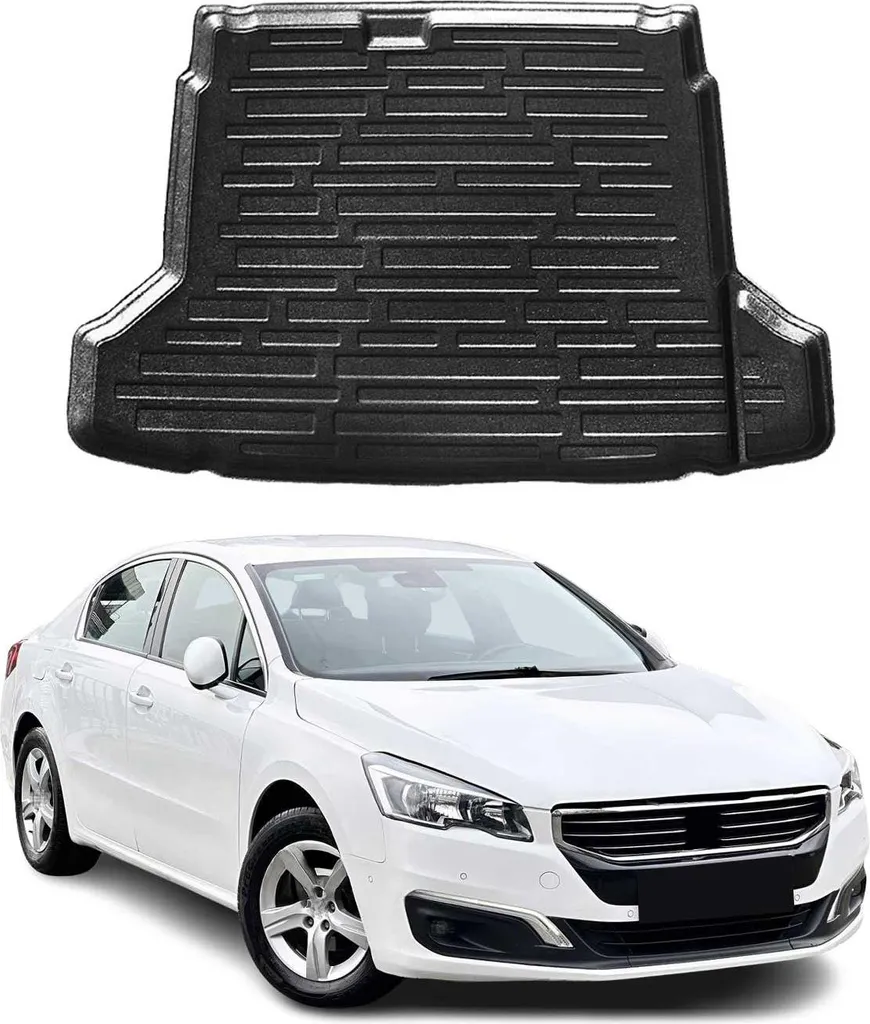 Vasca Baule Peugeot 508 Access 2010-2018 | Gomma TPE Premium Su Misura
