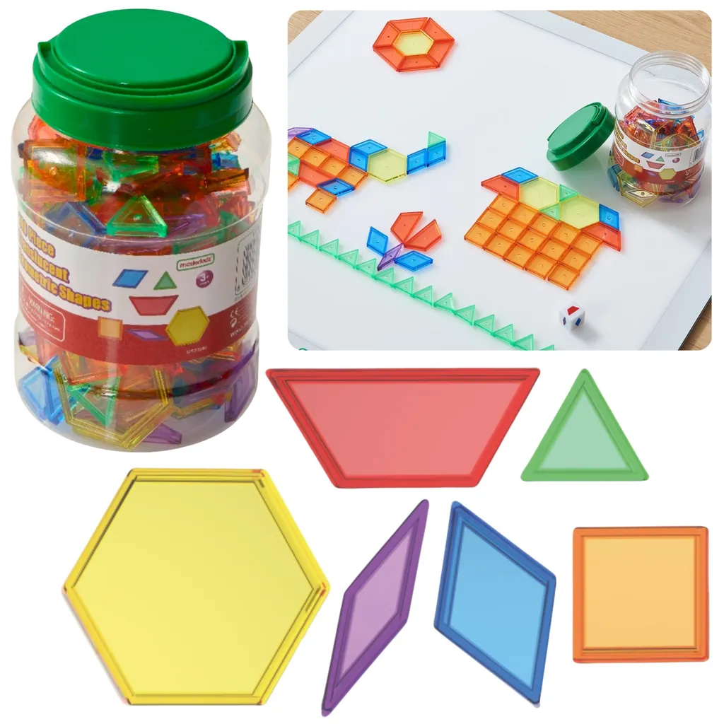 Développer la Logique : Puzzle Tangram Bois 140 el. Montessori Enfant