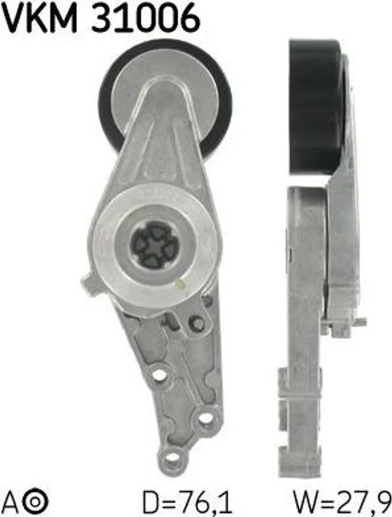 SKF VKM 31006 Galet tendeur courroie trapézoïdale pour Audi A4 et A6
