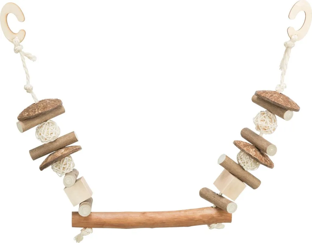 Offerta Trixie Nibble Swing: Altalena Naturale Anti-Noia per Roditori