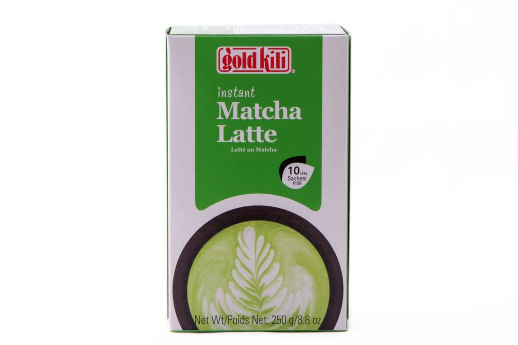 Gold Kili Matcha Latte Instantgetränk – 10 Beutel à 25g, Insgesamt 250g, Leckerer Matcha-Tee Als Pulver