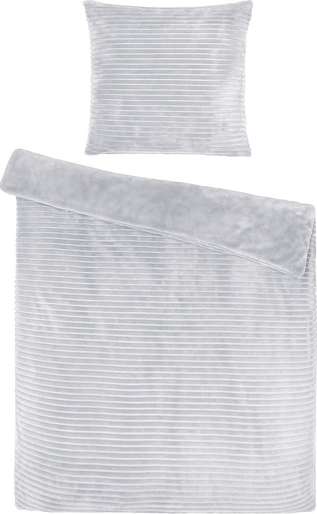 Heimtexland Winter Bettwäsche Cord kuschelig weich und warm Produktbild 