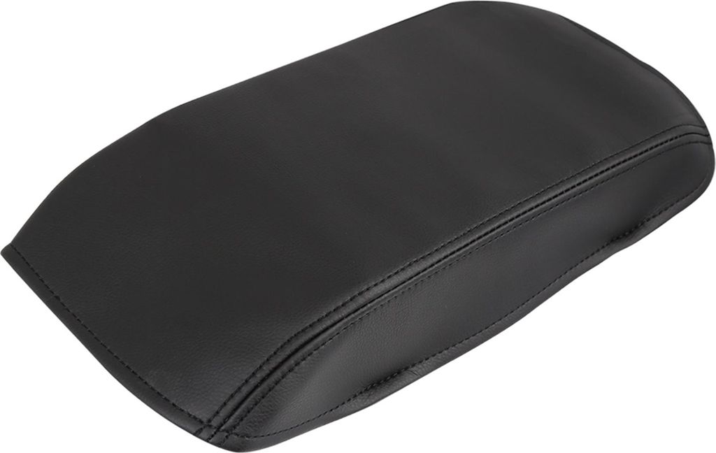 Mikrofaser Leder Mittelkonsole Armlehnenbezug Schutz für Auto Schwarz