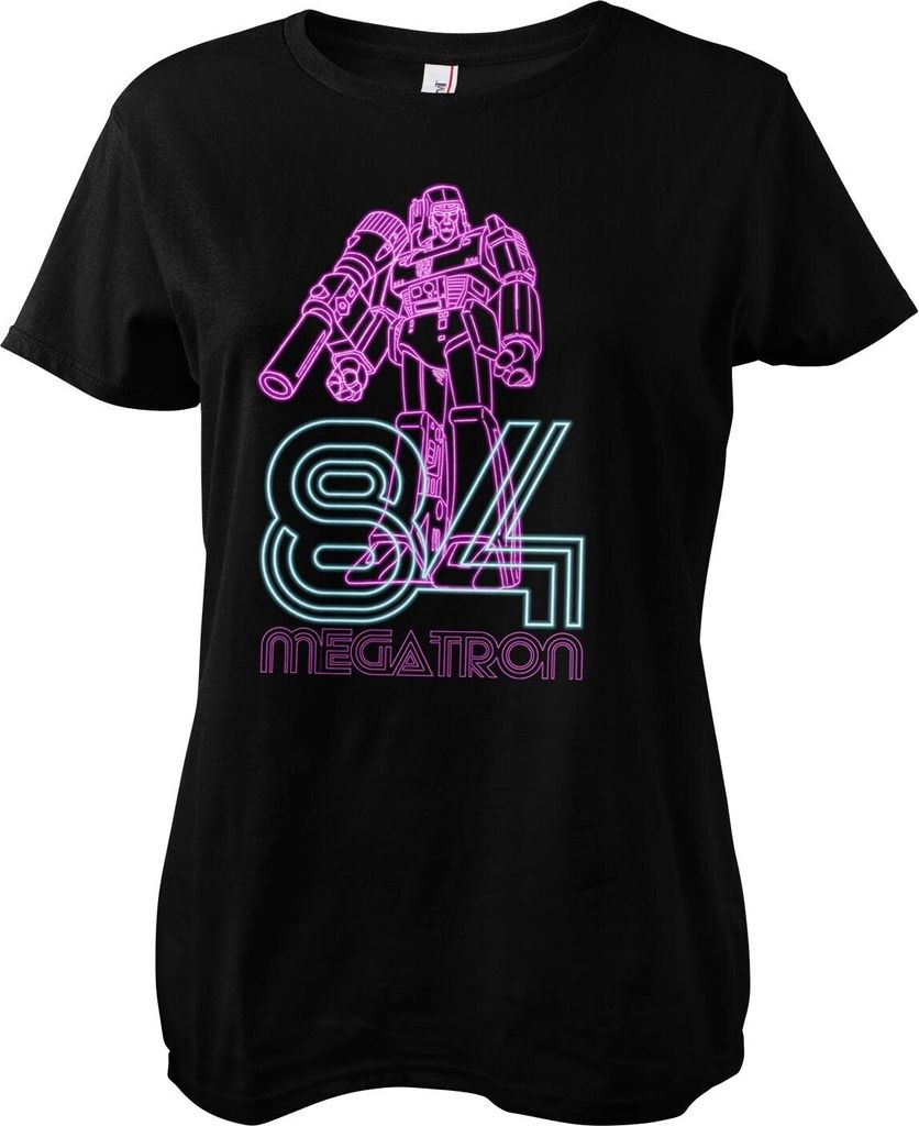 Megatron 84 Neon Girly Tee - XX-Large - Black