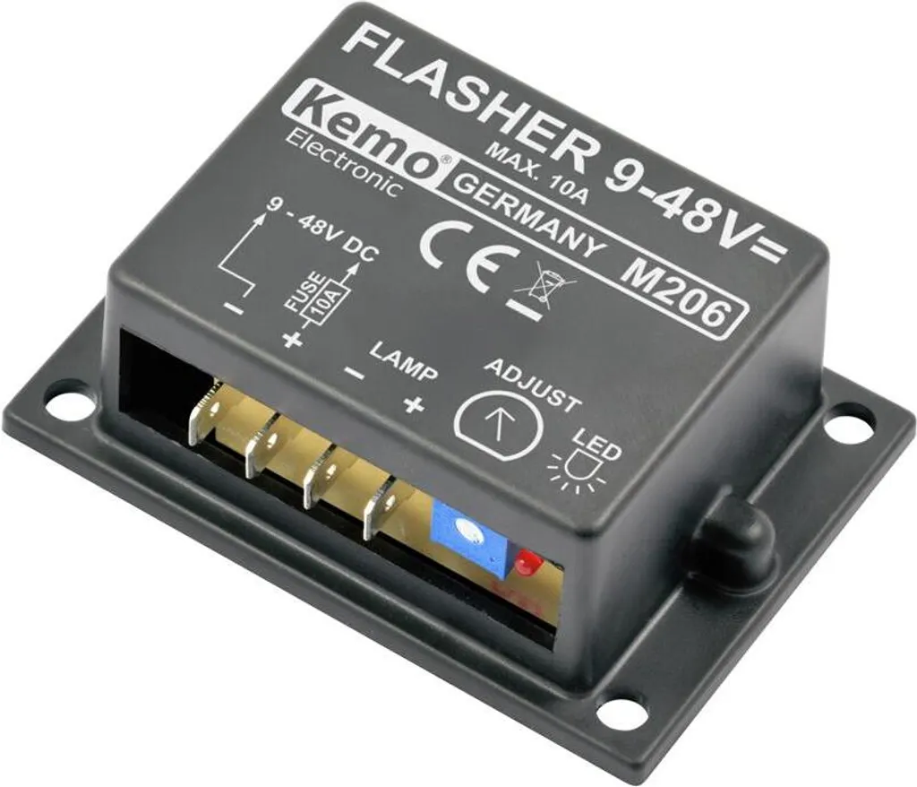 Clignotant 9-48V DC 10A : corrigez le clignotement rapide de vos LED