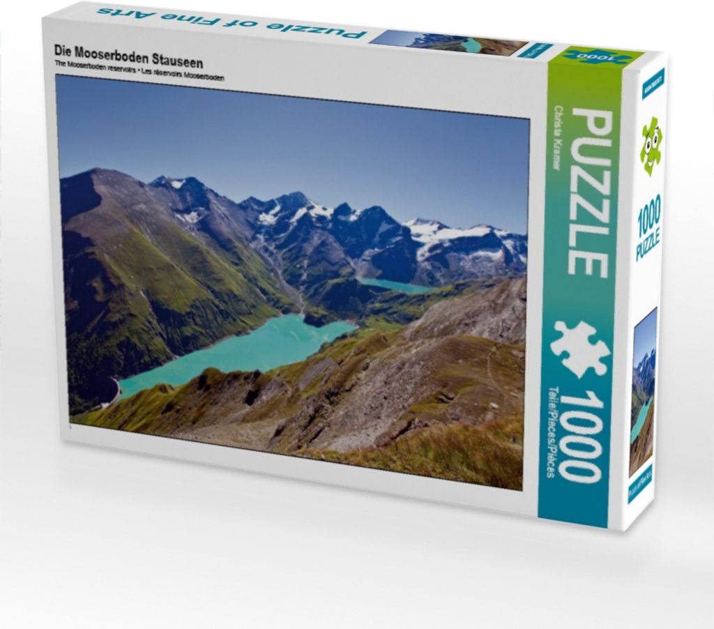 Calvendo Die Mooserboden Stauseen 1000 Teile Puzzle quer 640x480mm, Kramer Christa; 7445093